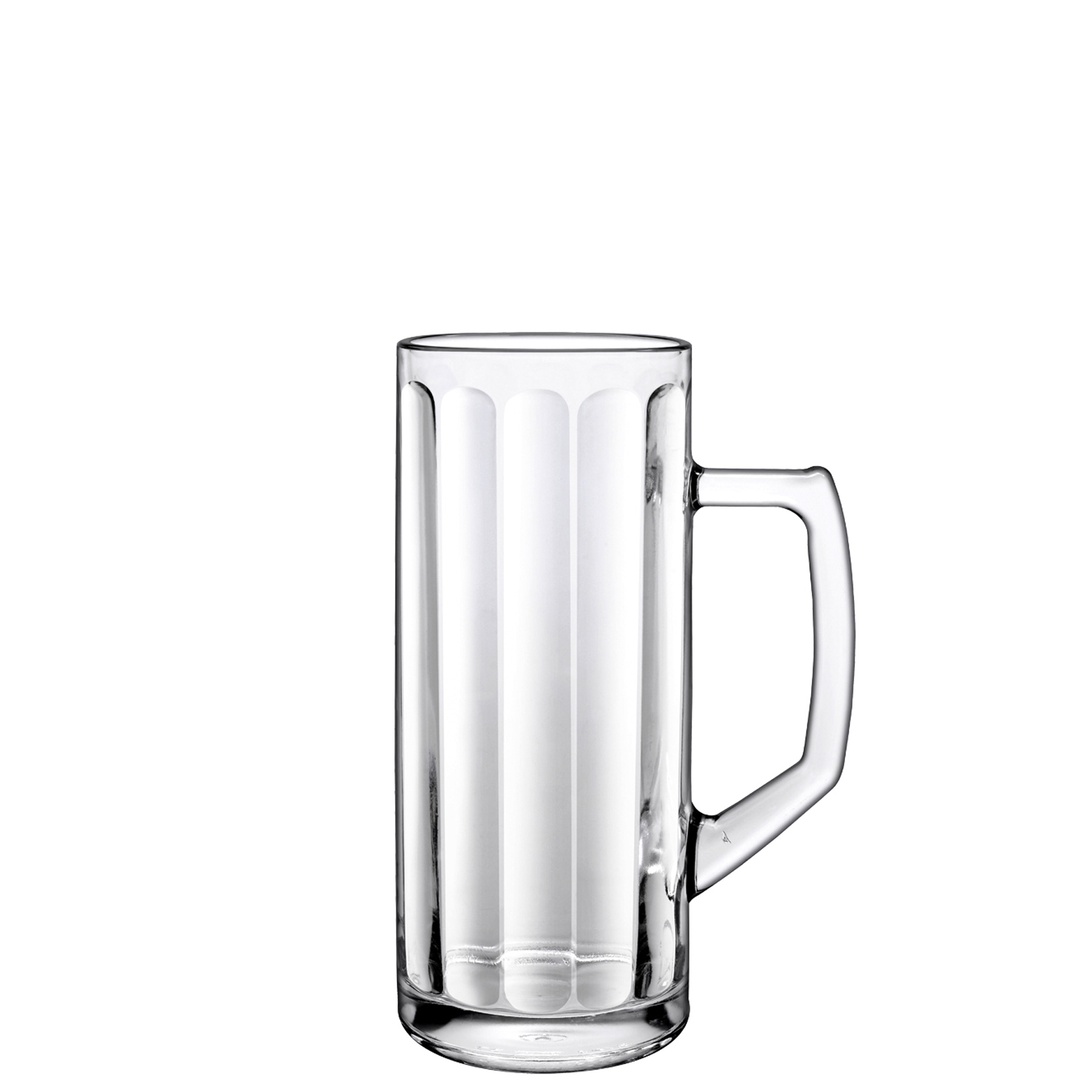 Bierseidel Reno Ottica 49,5 cl m. Füllstrich 0,4 ltr. |-|, Inhalt: 495 ml, H: 175 mm