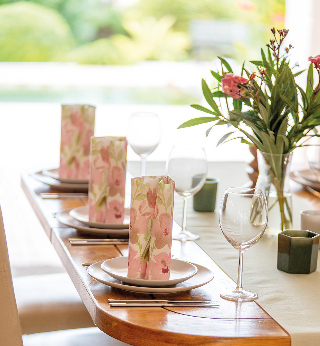 Servietten - Frühjahrsmotiv MADERA Tissue