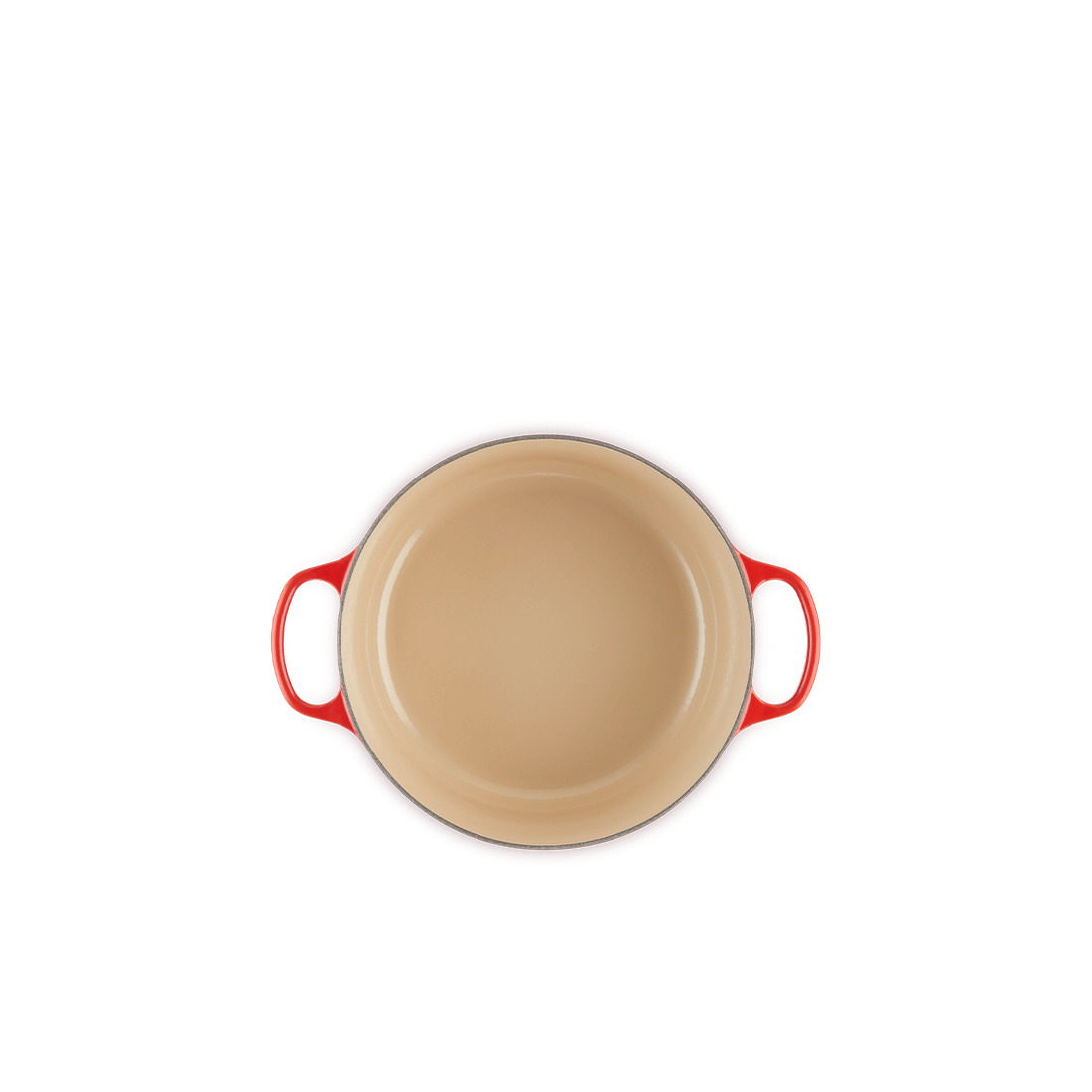 Le Creuset, Gusseisen - Bräter rund Signature, 28 cm/ 6,7 ltr., Fb. Kirschrot