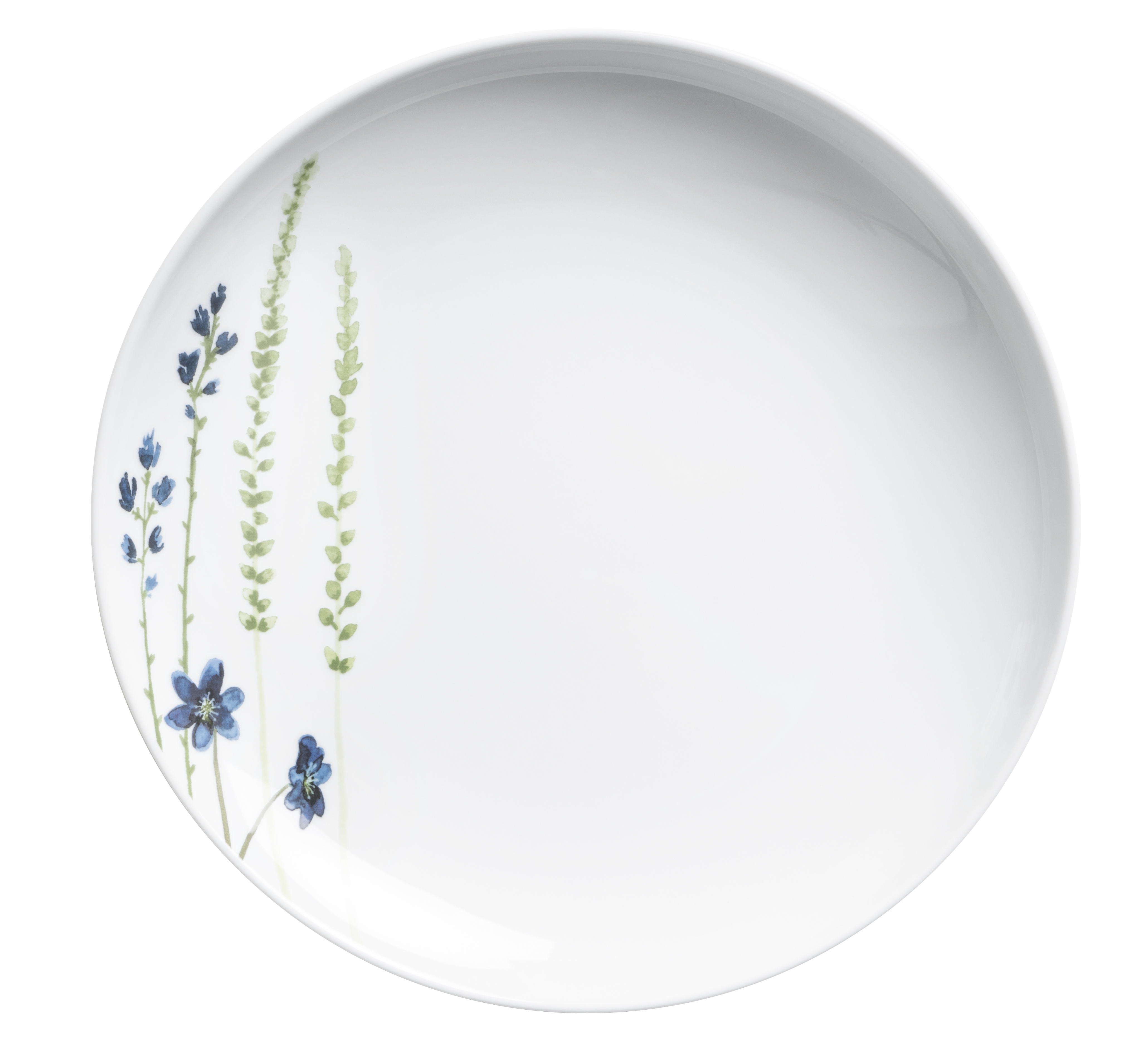 Kahla, Five Senses : Wildblume - Essteller, blau-rot, 27 cm