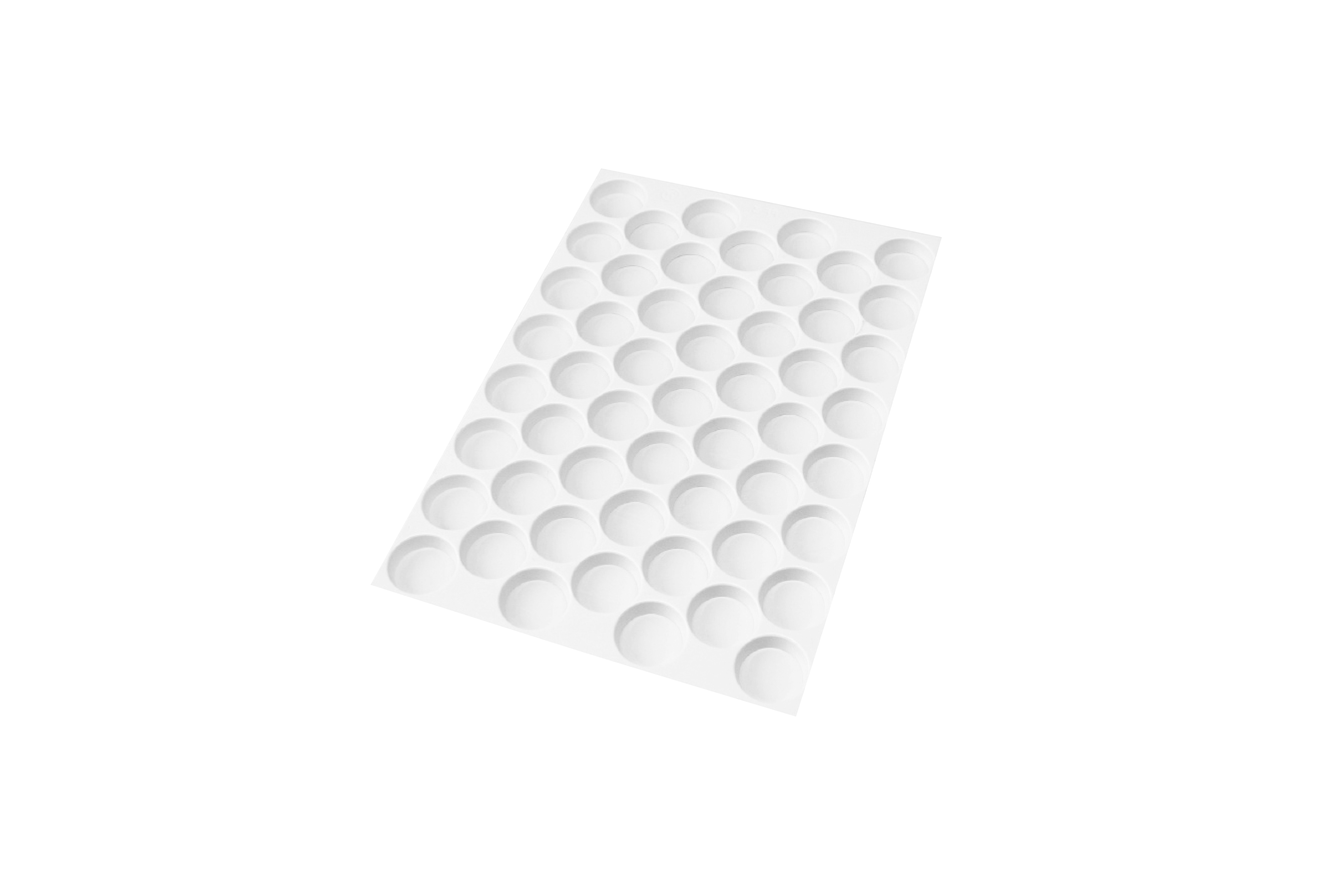 Ausstechmatte aus Kunststoffrund, glatt No. 3, D 53 mm