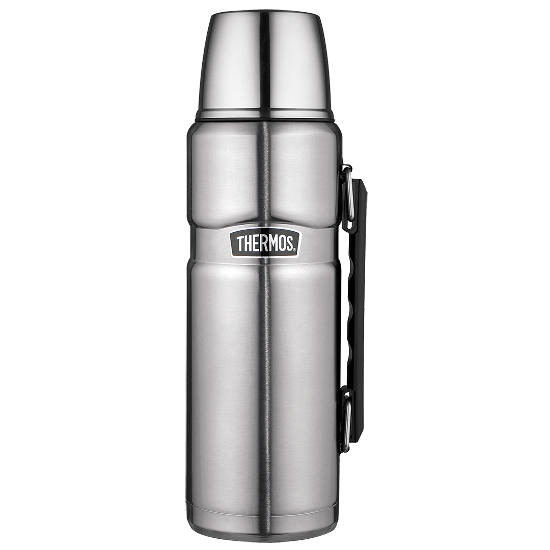 Isolierflasche Thermos Stainless King m. Tragegriff, Inhalt: 1,2 ltr., Stainless Steel Mat