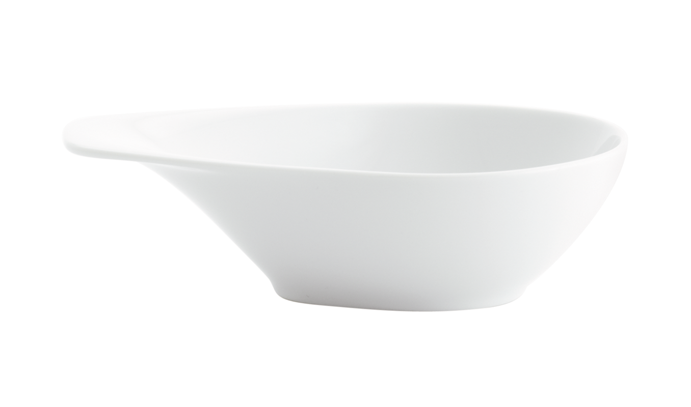 Kahla, Elixyr - Schale mit Griff, weiss, uni, 18 cm/ 0,25 ltr.