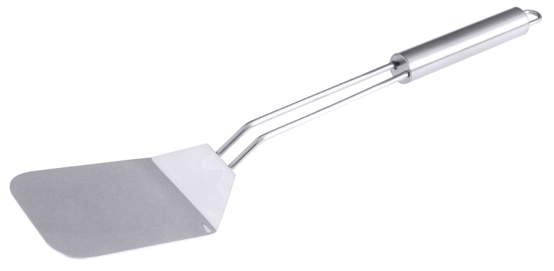 Pfannenwender POLARIS, Edelstahl, 9 x 7 cm, Stiellänge: 34 cm