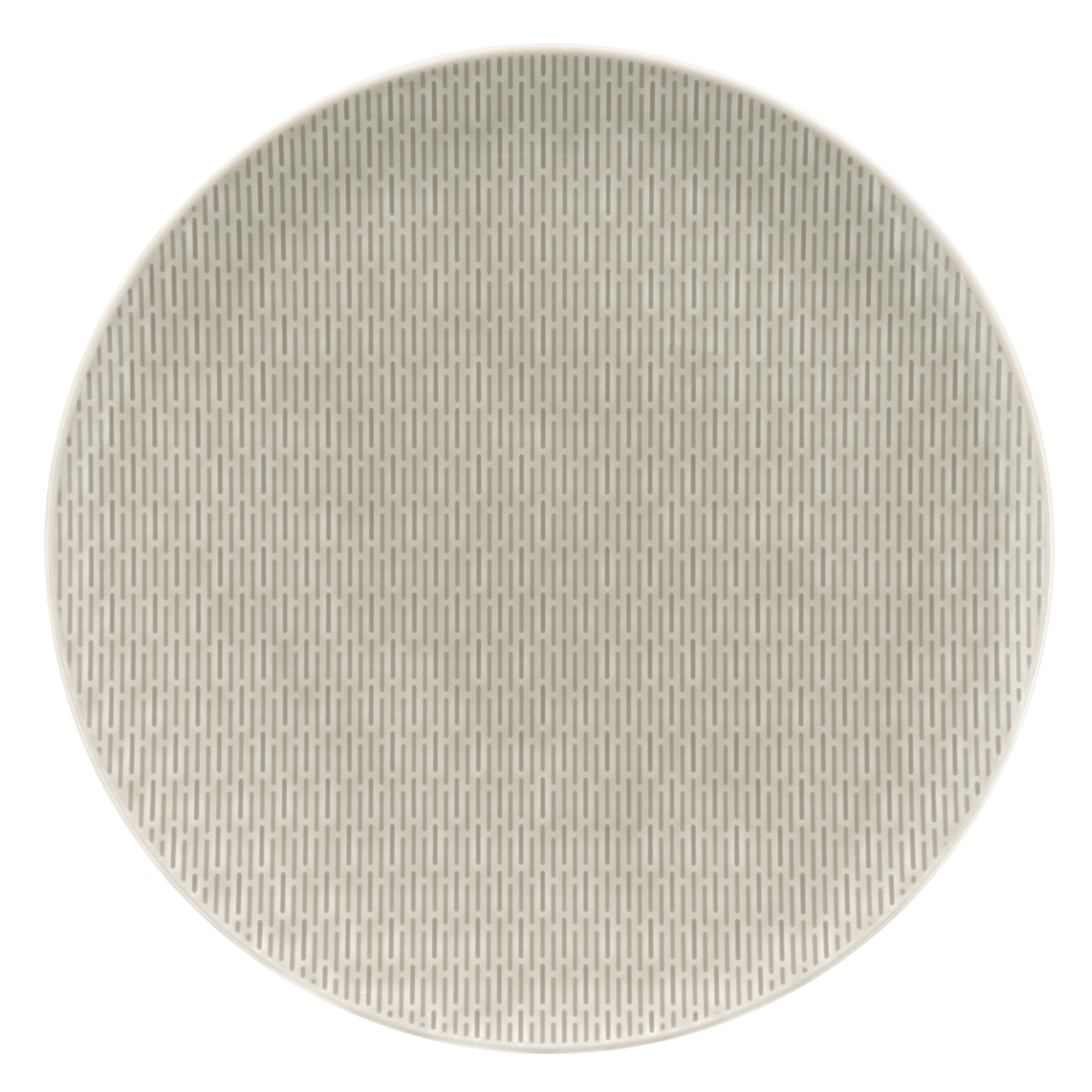 Bauscher, Scope : Glow Gray - Teller flach coup, relief, 32 cm