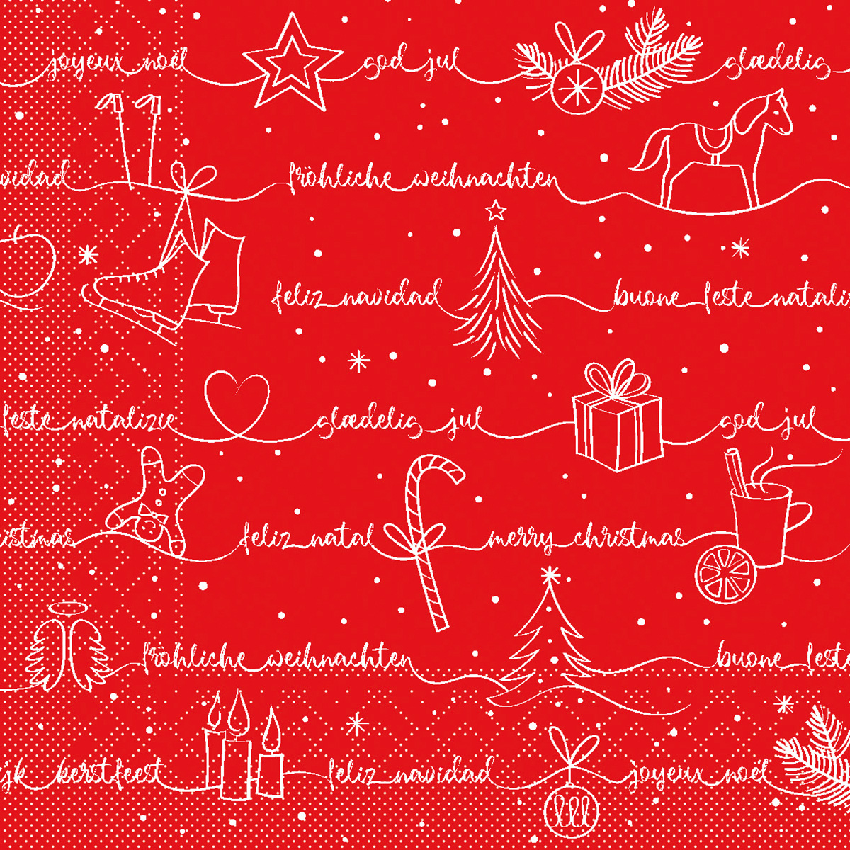 Servietten - Weihnachtsmotiv RAVIN Tissue