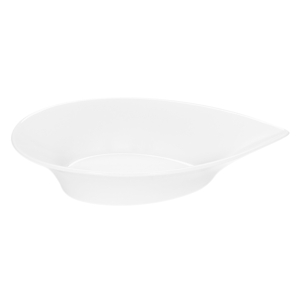Bauscher, Avantgarde - Schale Tropfen, uni, weiss, 23 cm/ 0,32 ltr.