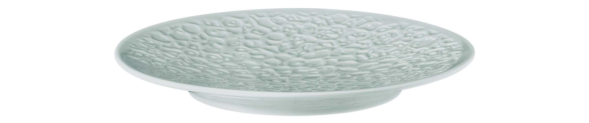Seltmann Weiden, Nori : Arktisblau Light - Brotteller flach, Vollrelief, 16,5 cm