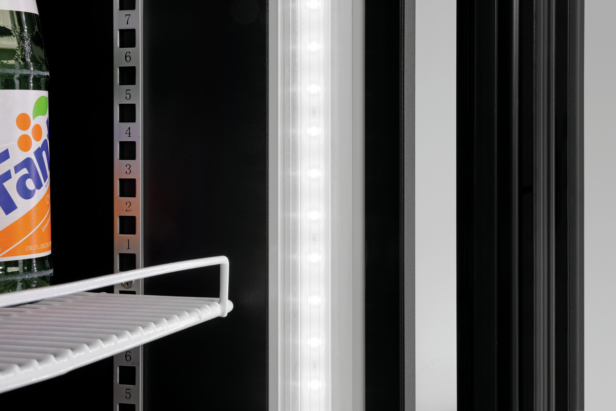 Glastürenkühlschrank 300L