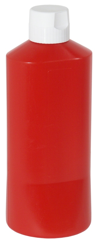 Quetschflasche rot, I: 1 ltr., D: 9,5 cm, H: 25,5 cm, PE