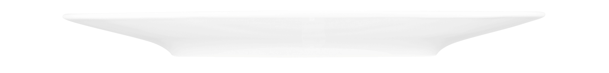 Seltmann Weiden, Nori : Weiss - Frühstücksteller flach, Vollrelief, 21 cm