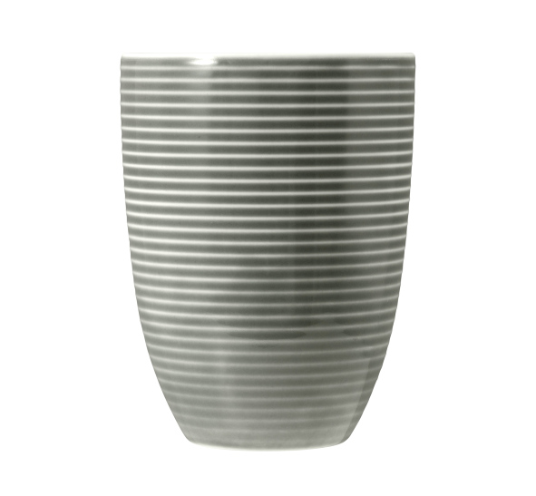 Seltmann Weiden, Beat : Perlgrau - Becher m. Hkl. u. Relief, 0,35 ltr.