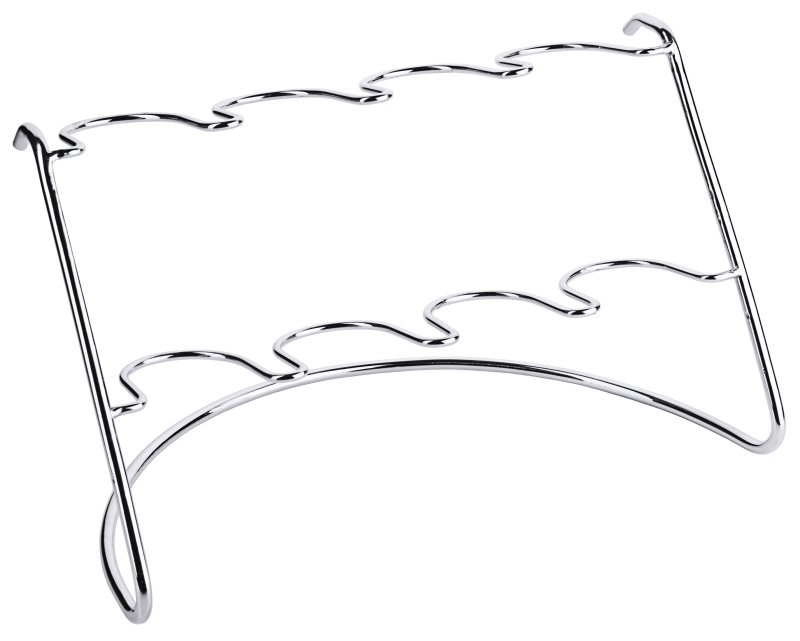 Menagengestell für 8 Gläser ohne Weck-Gläser, verchromt, 38 x 22 x 21,5 cm