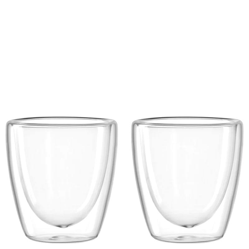 Leonardo, Duo : Espresso-Becher doppelwandig, 2er-Set, Inhalt: 100 ml, D: 6 cm, H: 8 cm