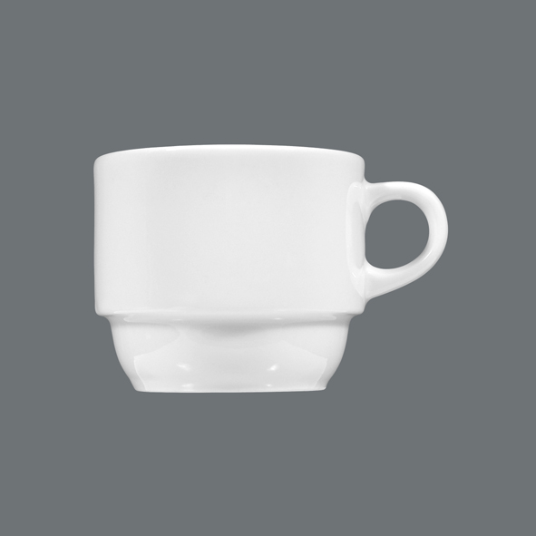 Seltmann Weiden, Meran - Kaffee-Obere 3, stapelbar, weiss, uni, 0,20 ltr.