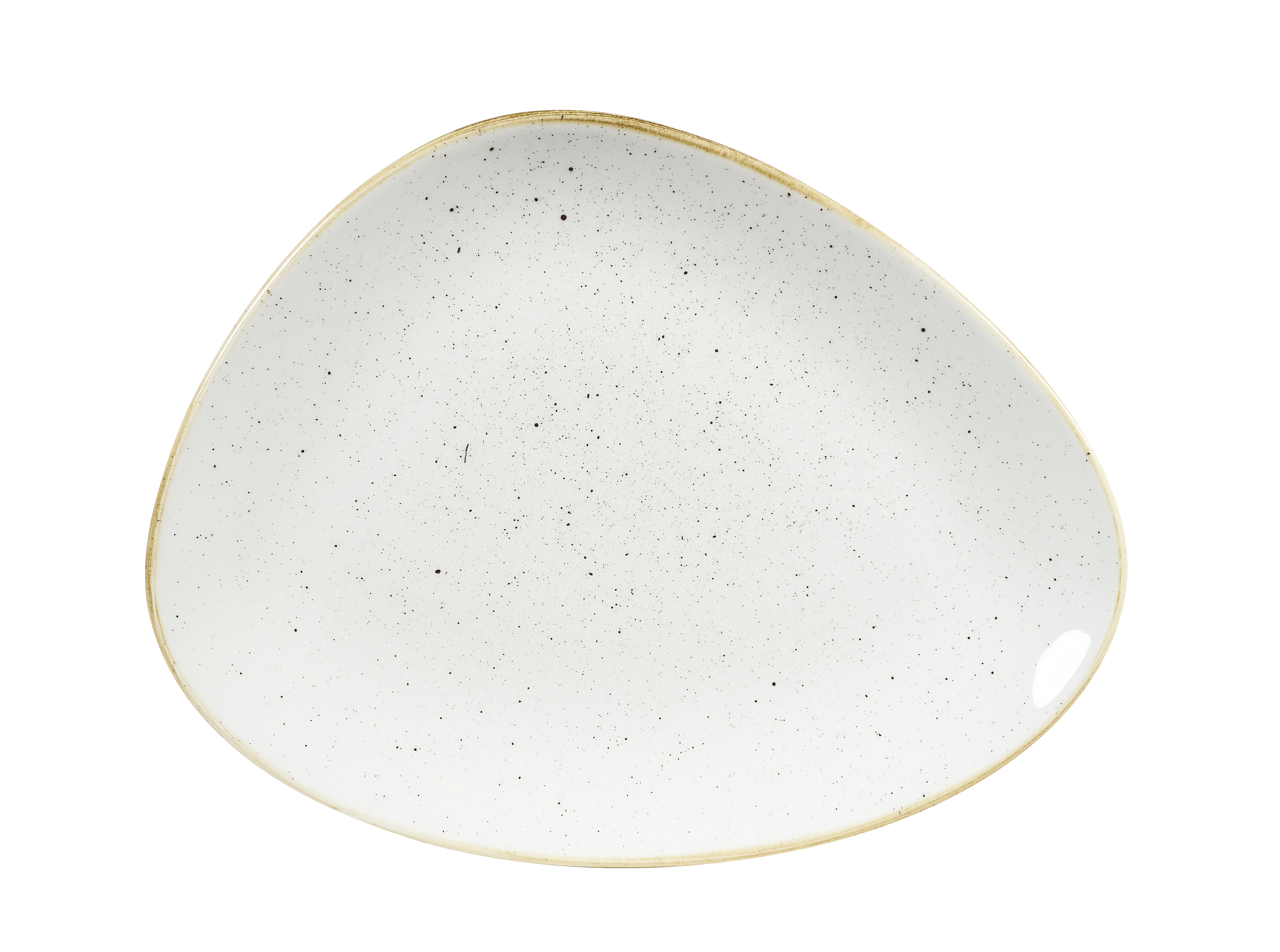 Churchill, Stonecast : Barley White - Platte dreieckig, 26,5 x 20,5 cm