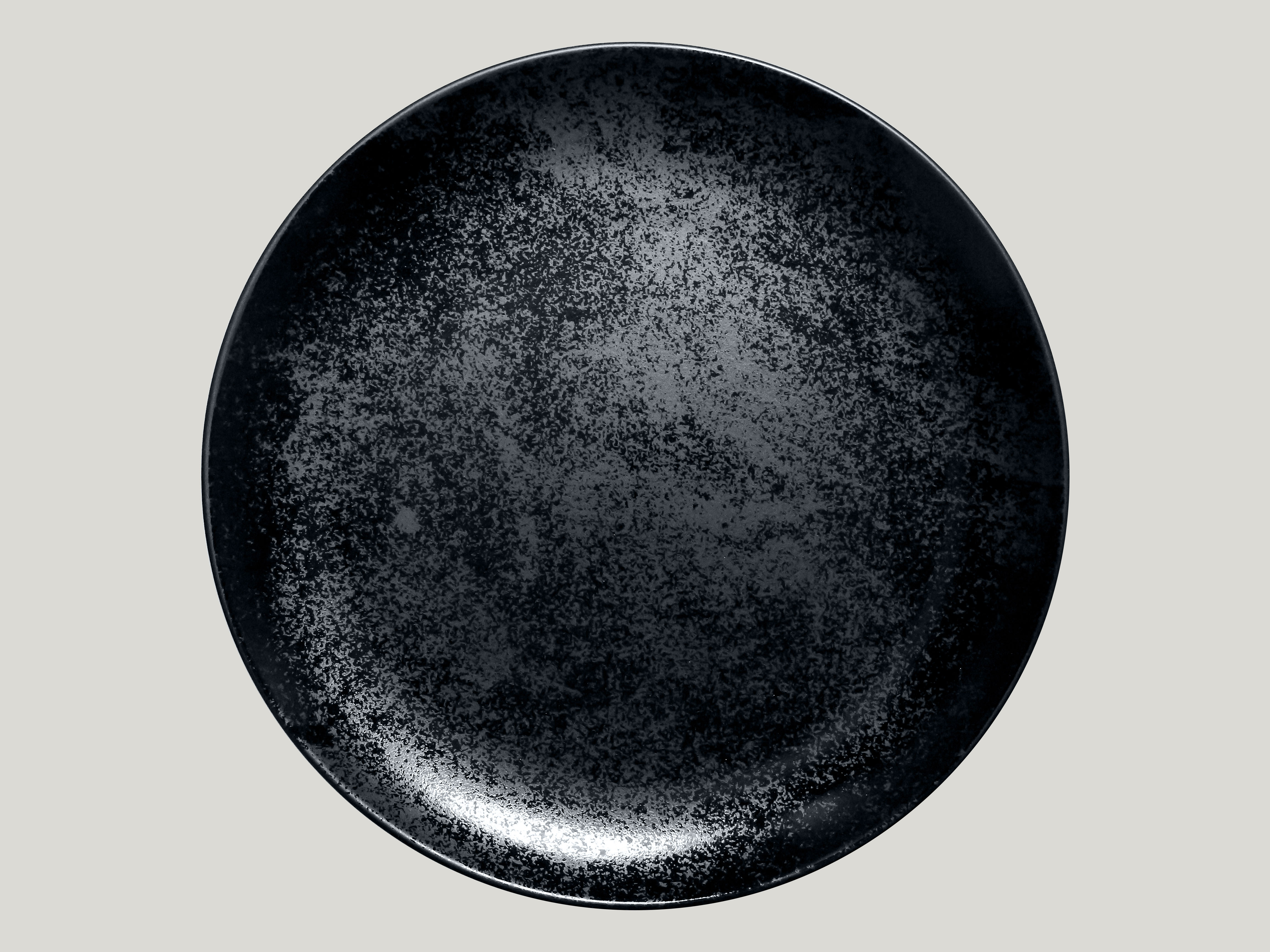 RAK, Karbon - Teller rund flach coup, 30,7 x 3,2 cm