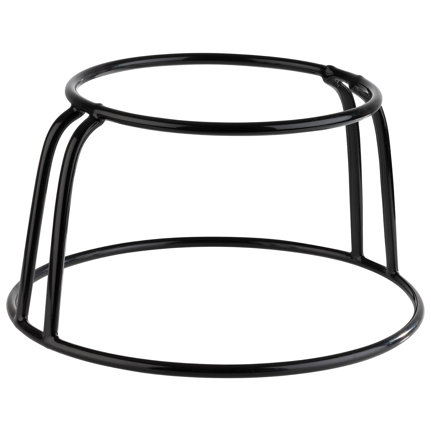 Buffetständer FRIDA, Metall/ PVC schwarz, D: 23 / 30,5 x 17 cm