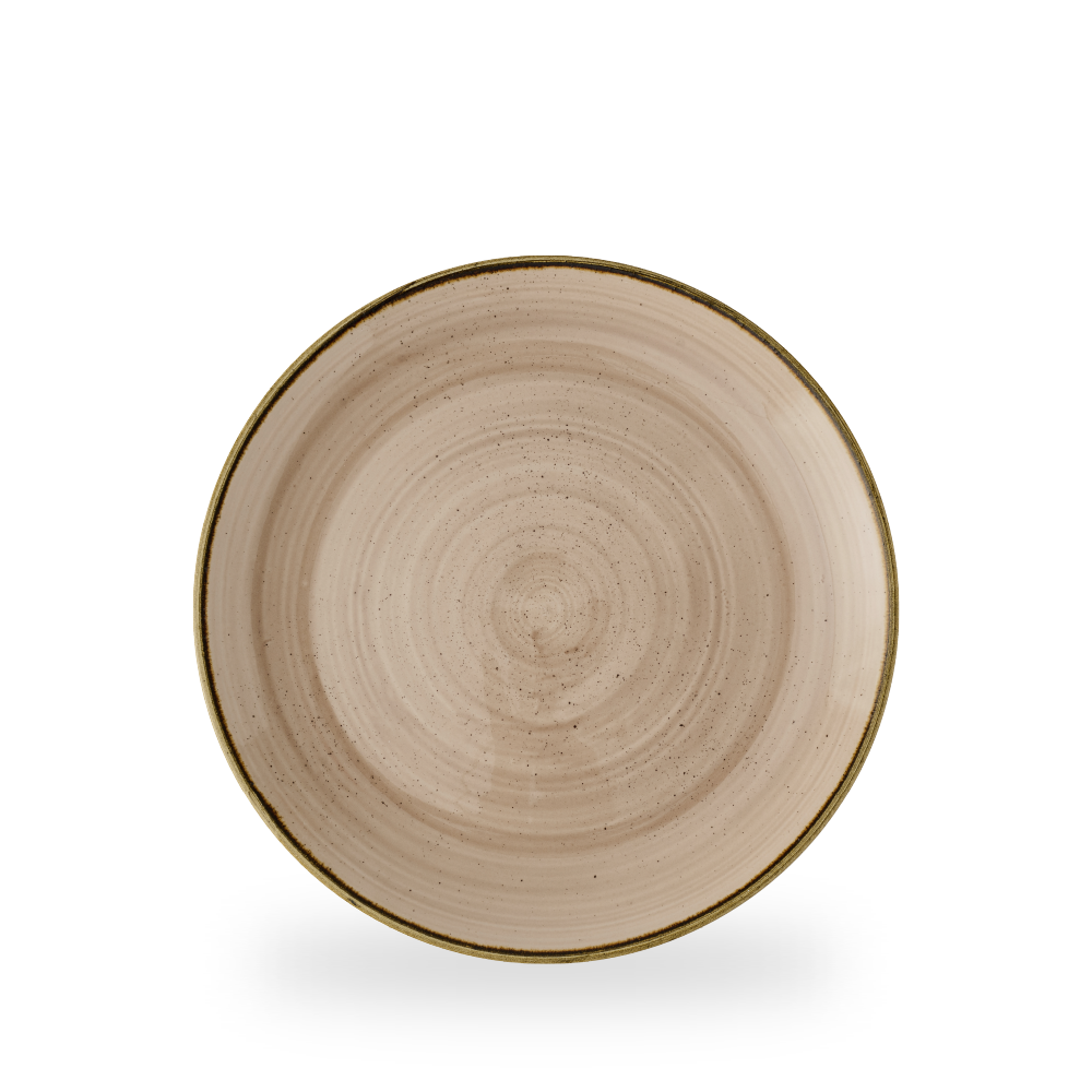 Churchill, Stonecast : Truffle - Teller flach Coup, 26 cm