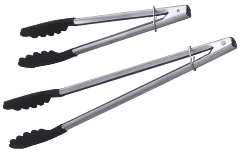 Bratzange, beschichtet, Polyamid, Edelstahl, L: 30 cm