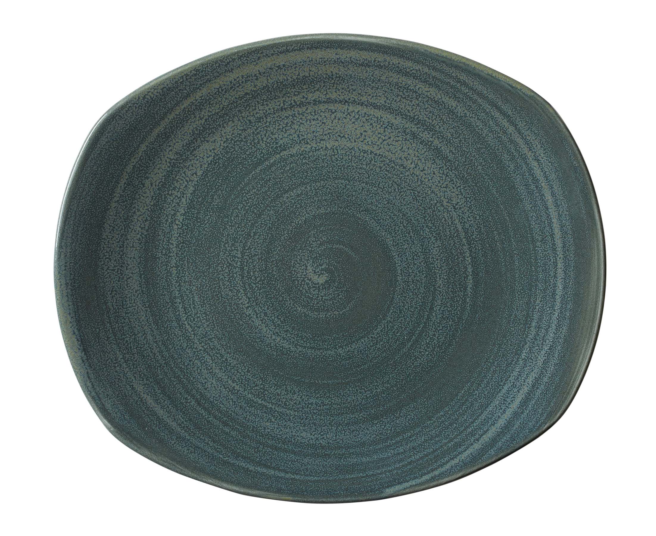 Steelite, Revolution : Jade 1778 - Teller oval Coup, 30,5 cm