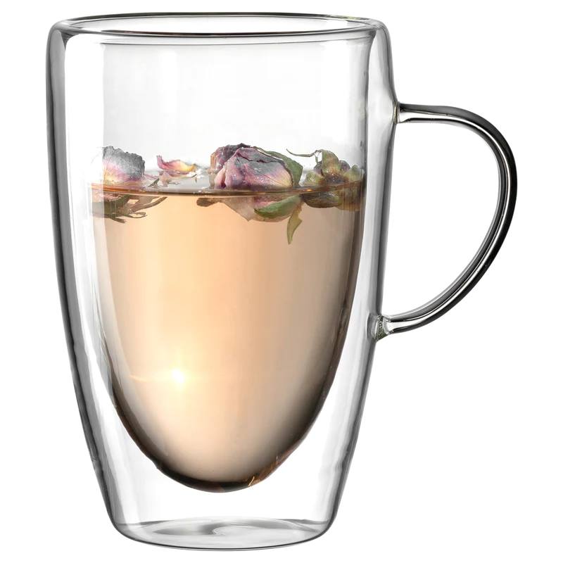 Leonardo, Duo : Latte Macchiato-Tasse doppelwandig, Inhalt: 400 ml, D: 9 cm, H: 13 cm
