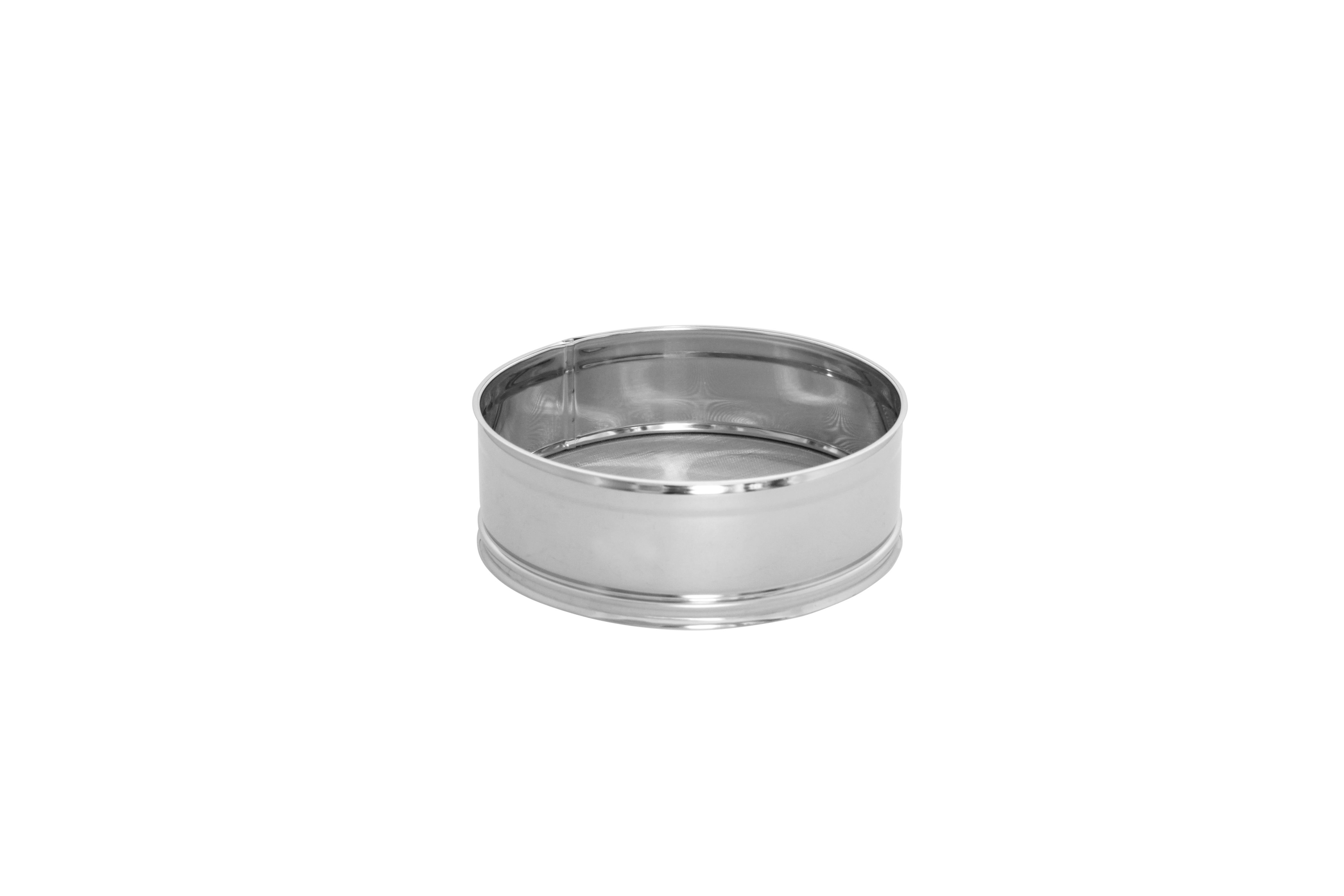 Mehl-, Puder-, Zuckersieb, Metall, sehr fein 0,3 mm, D: 190 mm