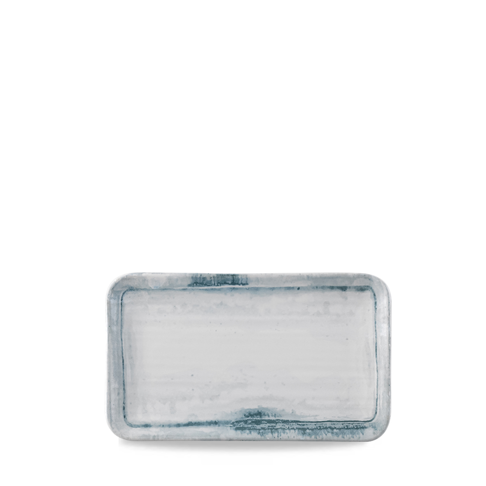 Dudson, The Maker's Collection : Finca Limestone - Platte rechteckig organisch, 27 x 16 cm