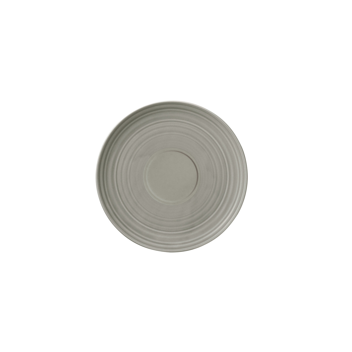 Bauscher, Country House : Glow Gray - Untertasse m. Doppelspiegel, Struktur, 16 cm