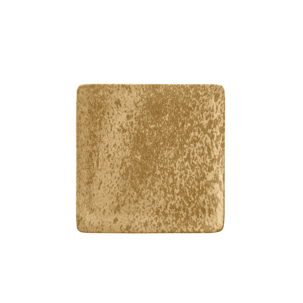 Bauscher, Sandstone : Dekor 426078 Dark Yellow - Teller flach quadratisch 15,2 x 15,2 cm