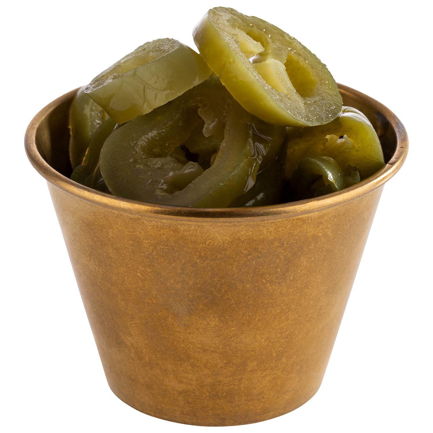 Dip-Schälchen, 6er-Set, Edelstahl, D: 6 cm, H: 4,5 cm, I: 60 ml, Fb. Antik-Gold-Look