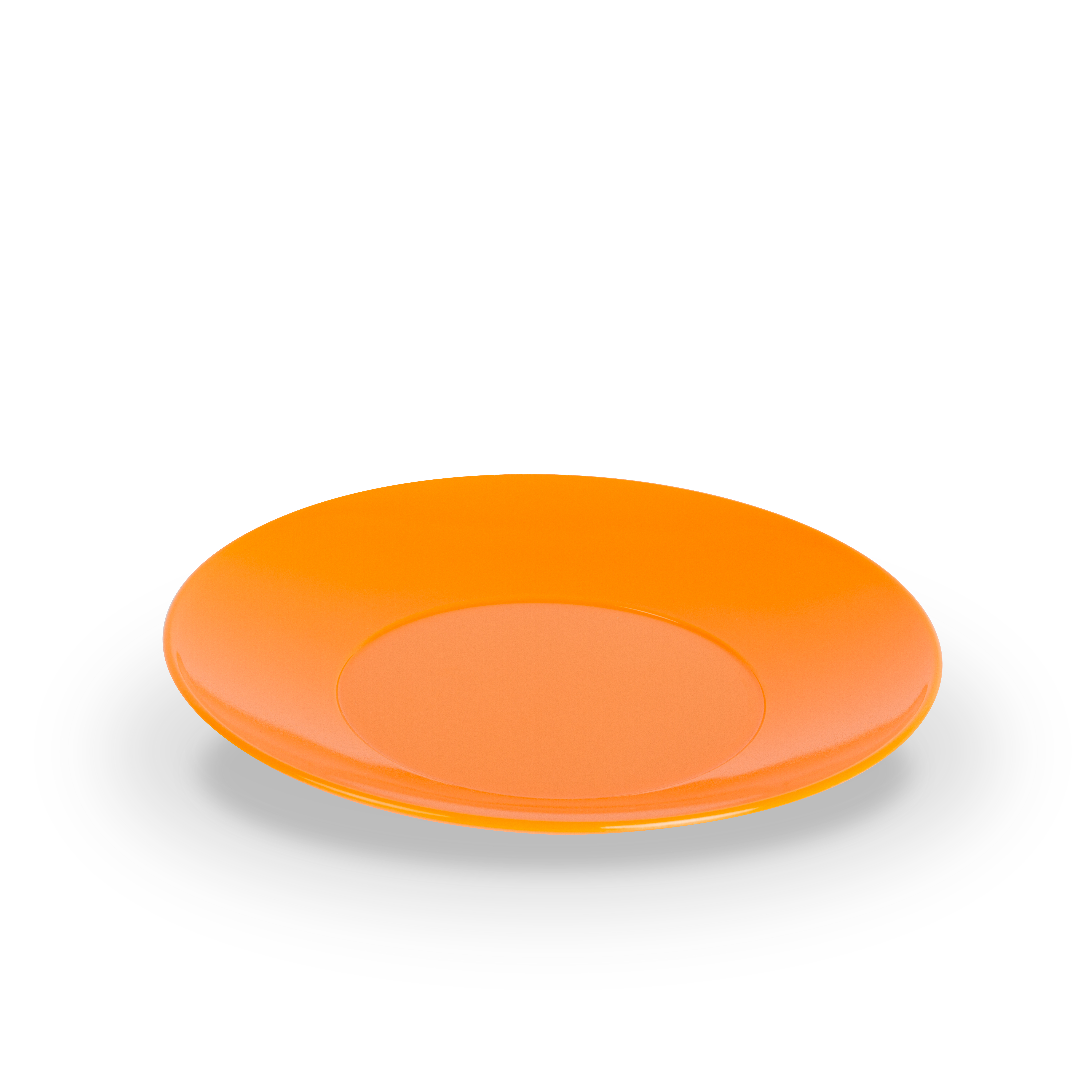 Untertasse PC, uni, orange, D: 13,5 cm