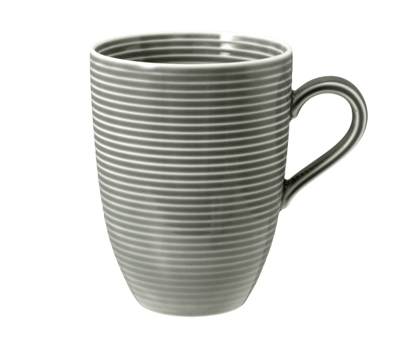 Seltmann Weiden, Beat : Perlgrau - Becher m. Hkl. u. Relief, 0,35 ltr.