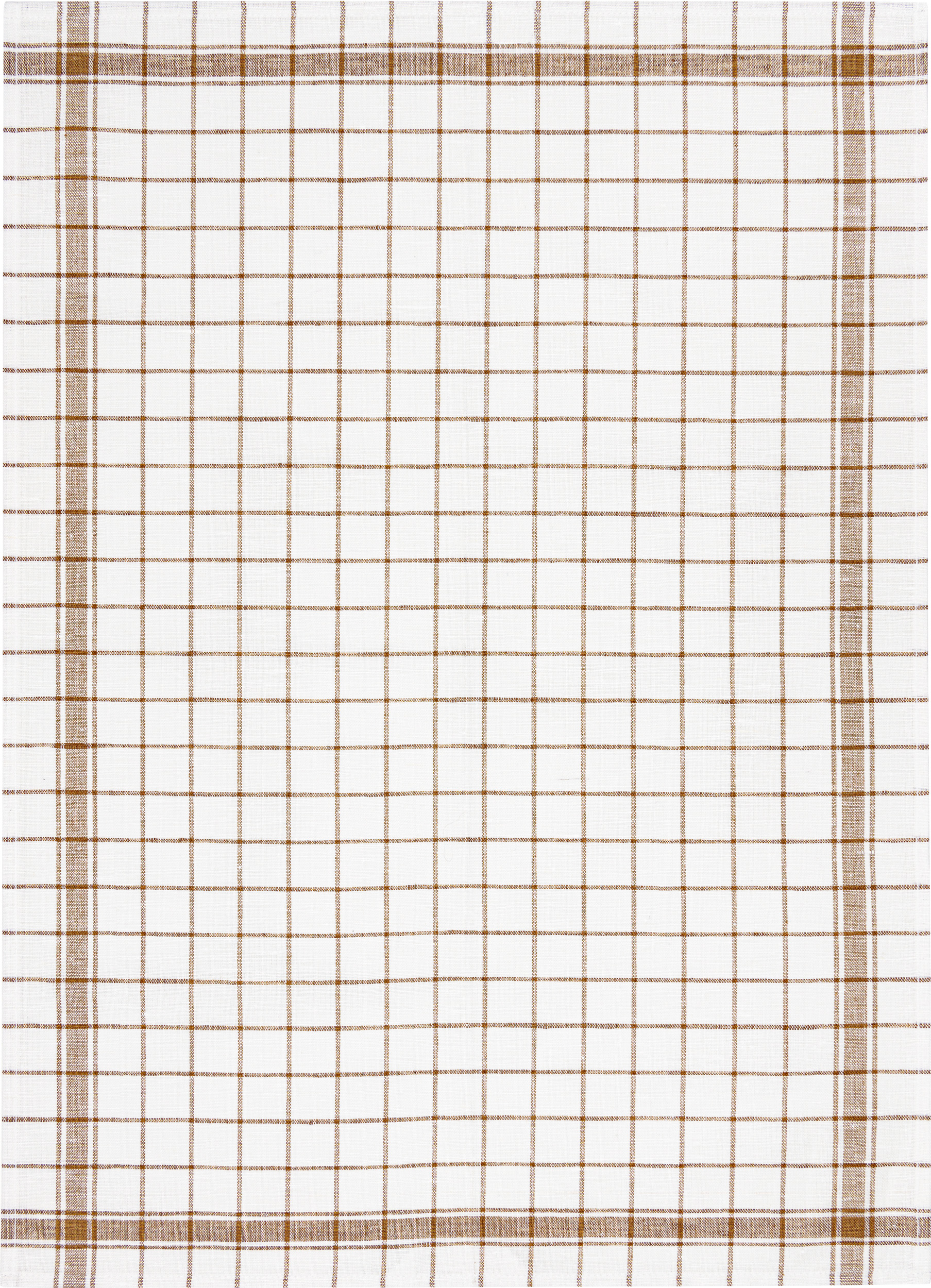 Gläsertuch - Halbleinen Karo 50 x 70 cm