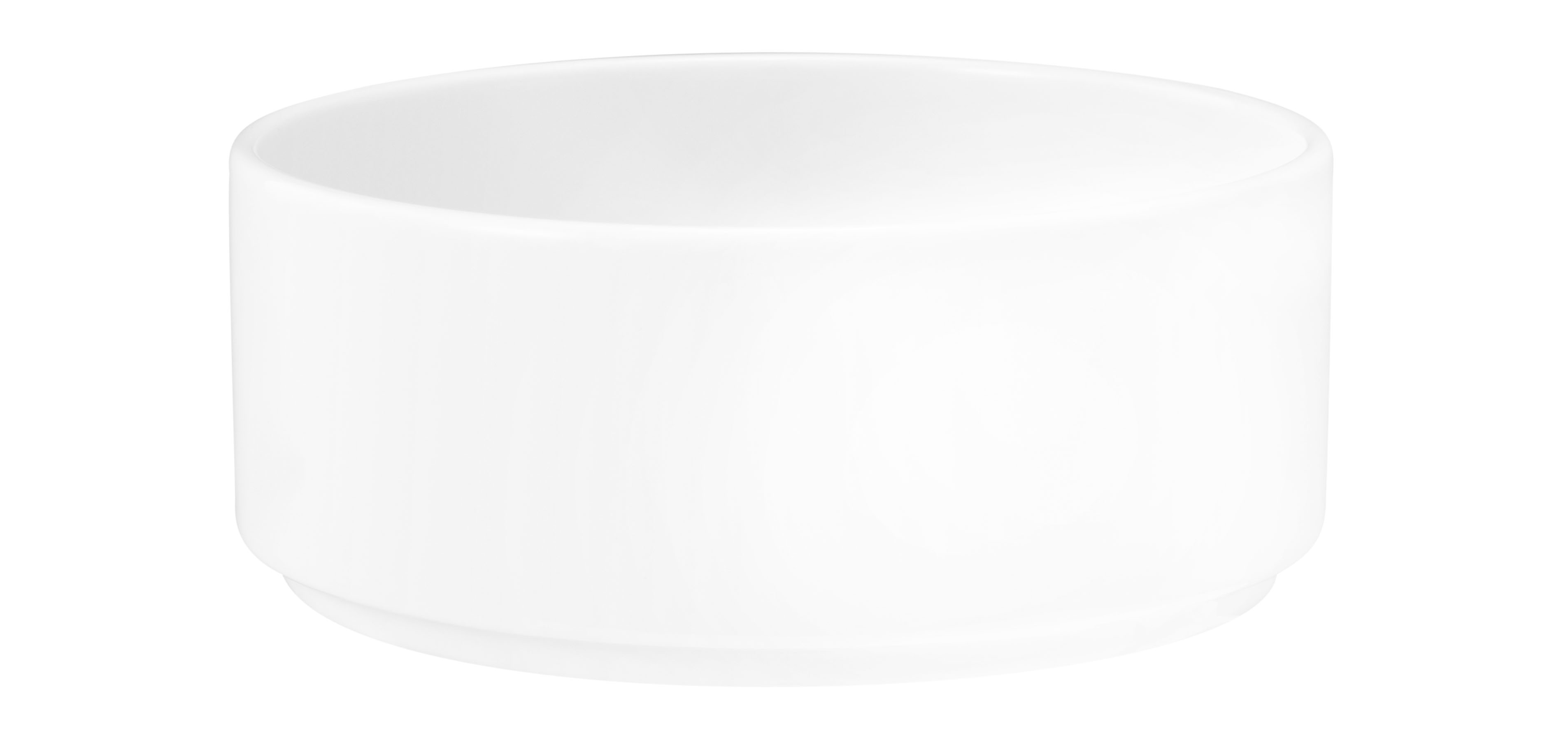 Seltmann Weiden, Good Mood - Schale halbhoch stpb., uni, weiss, 12 cm/ 0,38 ltr.