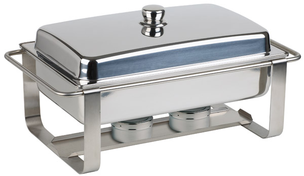 Chafing Dish CATERER PRO 64 x 35 cm, H: 34 cm, Edelstahl, 1 Wasserbecken inklusive