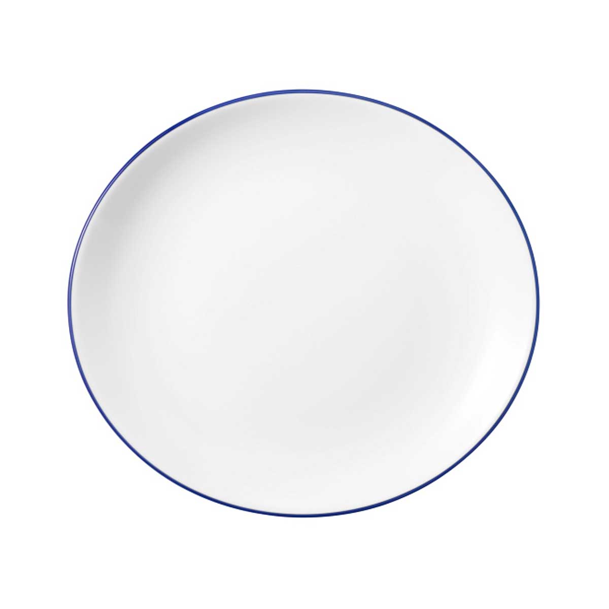 Seltmann Weiden, Modern Life : 10873 Blue Line - Speiseteller oval 5192, 29 cm