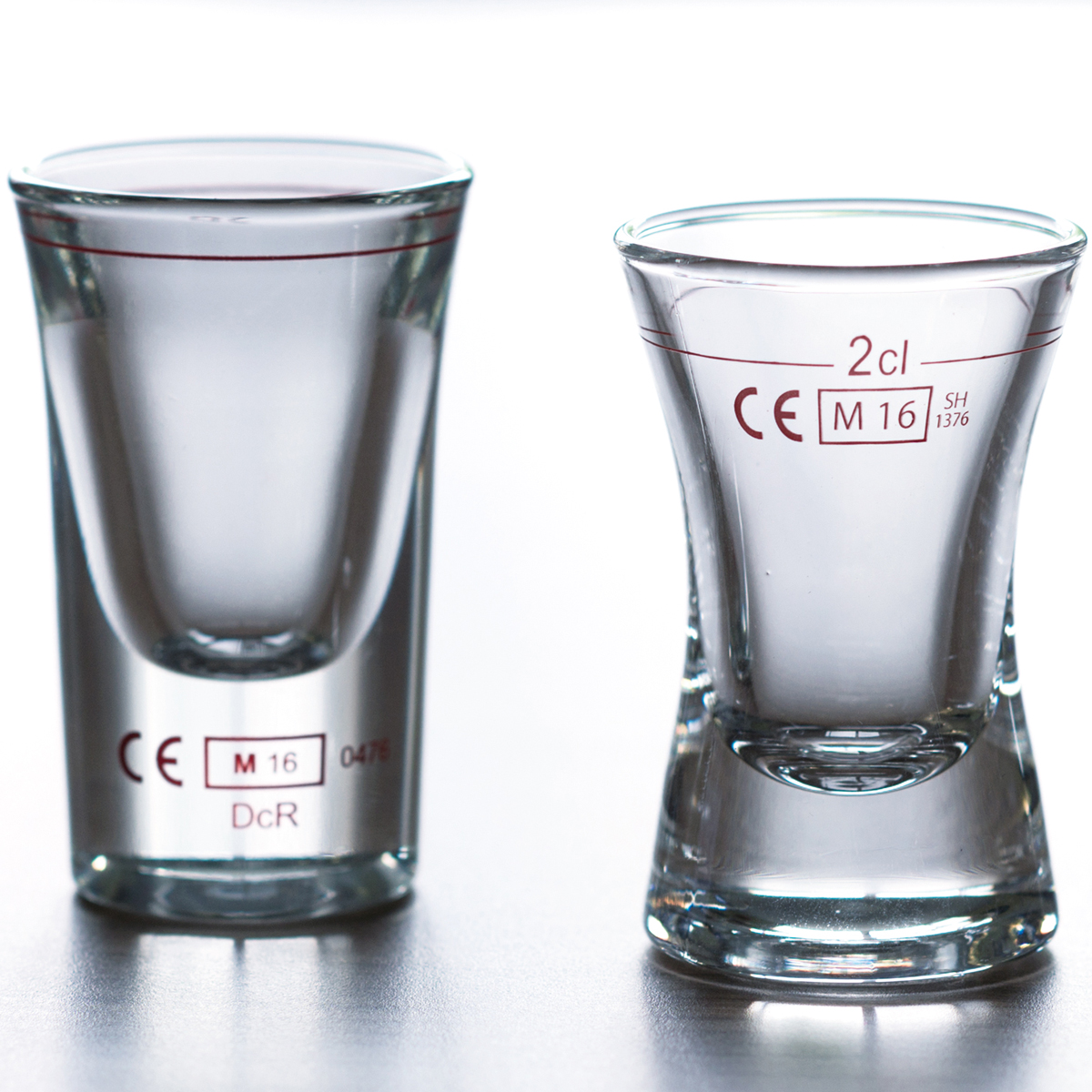 Shot Wachtmeister 2,8 cl m. Füllstrich 2 cl |-|, Inhalt: 28 ml, H: 68 mm, D: 45 mm