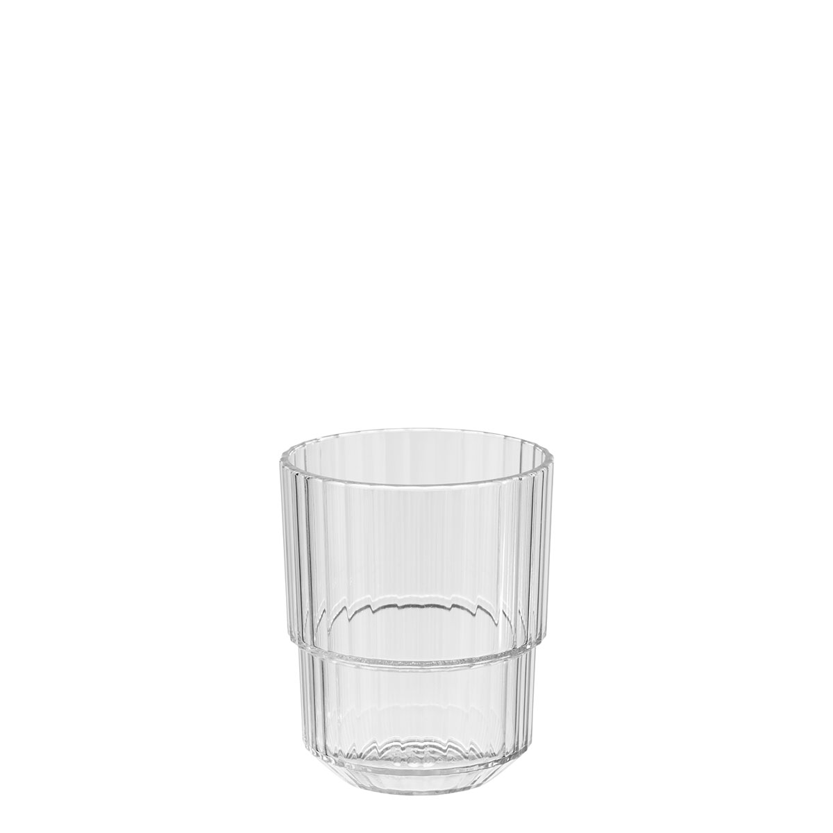 Trinkbecher Linea, Tritan, D: 6,5 cm, H: 8 cm, I: 150 ml, Farbe: crystal clear
