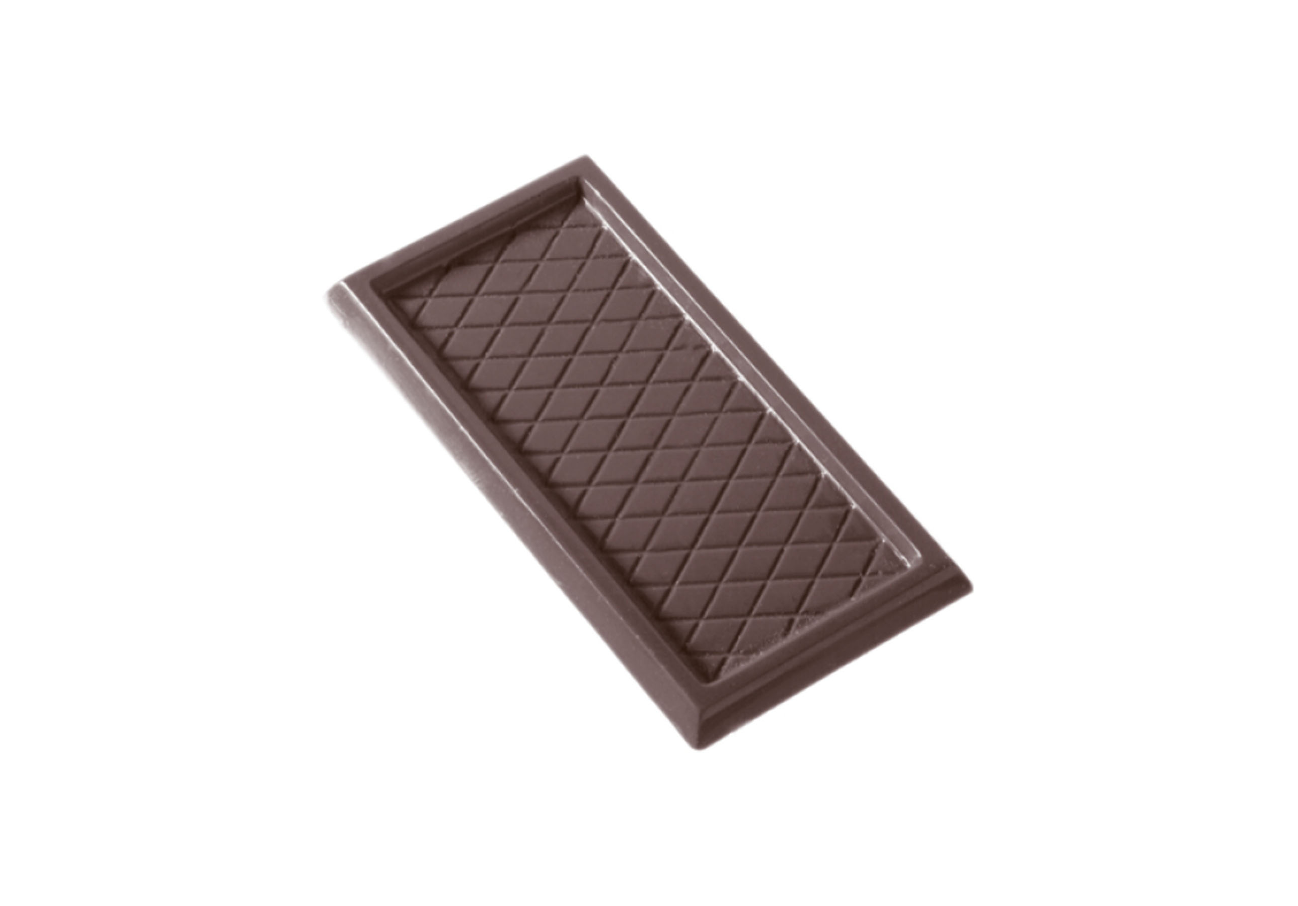 Schokoladen- Form Keks, 275 x 175 mm, 2 x 6 Stück 78 x 38 x 4 mm