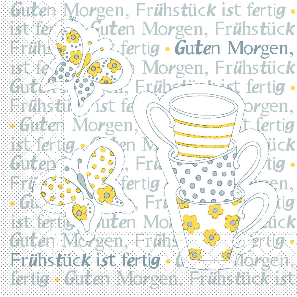 Servietten - FRÜHSTÜCK IST FERTIG Tissue