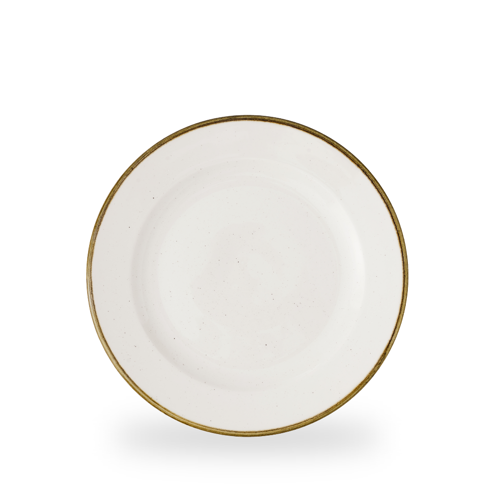 Churchill, Stonecast Profile : Barley White - Teller flach Fahne, 26,1 cm