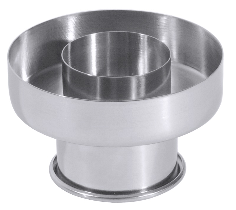 Donut-Ausstecher, EdSt., D: 8 cm, H: 5 cm