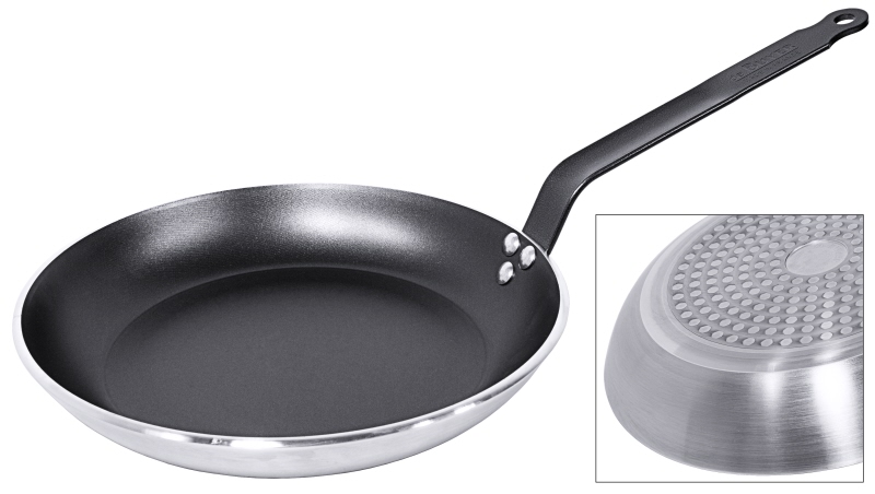 Antihaft-Lyonerpfanne, induktionsgeeignet, D: 24 cm, H: 4 cm