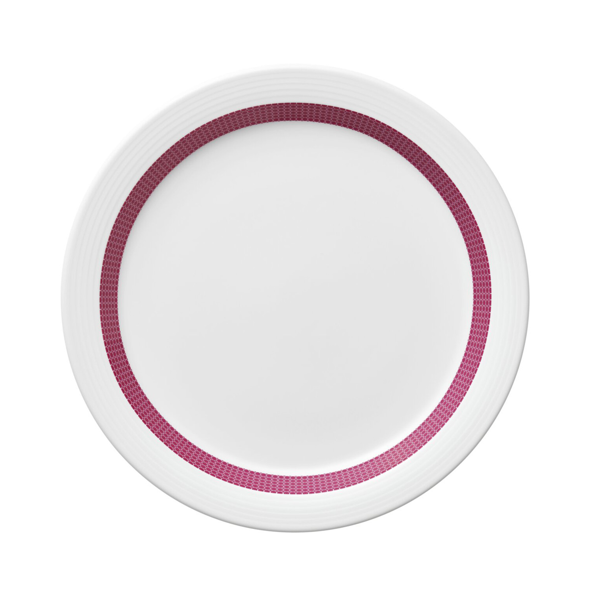 Bauscher Care, Invita Colors : 425300 Punkte Himberrot - Spezialteller halbtief Fahne, 25 cm/ 0,45 ltr.