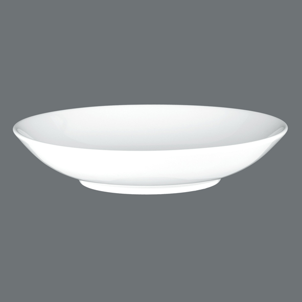 Seltmann Weiden, Meran, Steak & More - Teller tief rund 5237, weiss, uni, 23 cm/ 1,00 ltr.