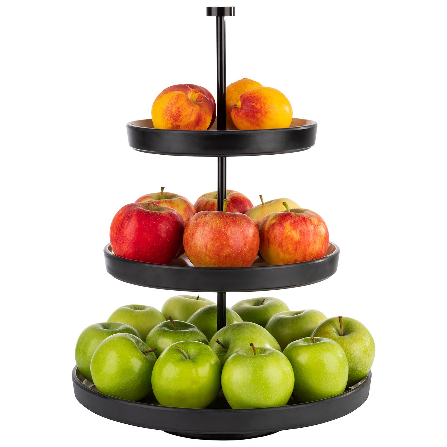 Etagere 3-stufig FRIDA, Melamin/ Edelstahl, D: 20  25  32 cm, H: 43 cm