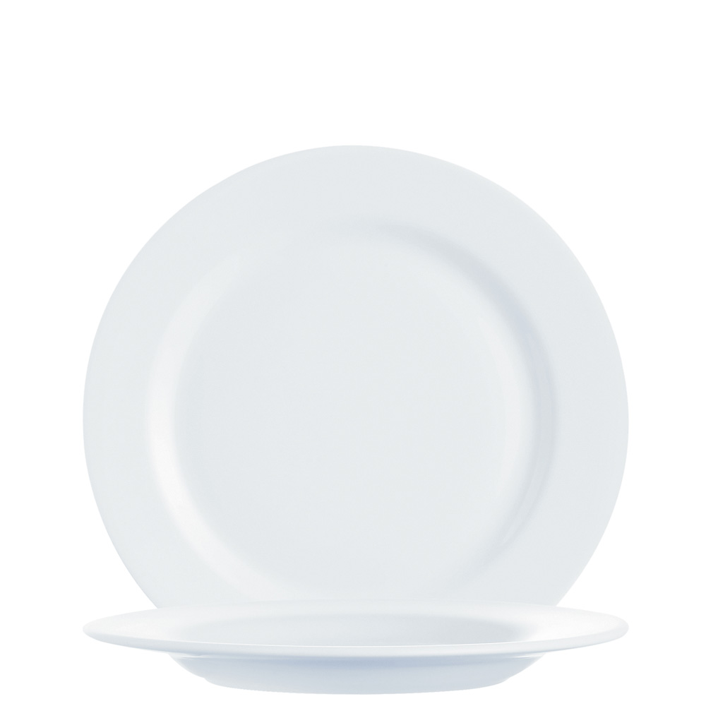 Arcoroc, Intensity - Teller flach, uni, weiss, 25,5 cm