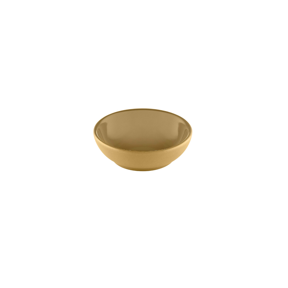 Bauscher, Sandstone : Dekor 700667 Dark Yellow Uni - Dip-Schale 8,2 cm/ 0,07 ltr.
