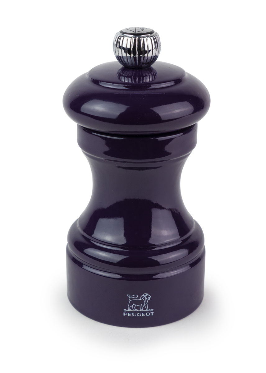 Peugeot : Bistrorama - Pfeffermühle, manuelle Holz-Mühle, Größe: 10 cm, Farbe: aubergine